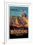 The Literary Digest: Houdini Buried Alive-null-Framed Art Print