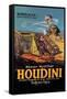 The Literary Digest: Houdini Buried Alive-null-Framed Stretched Canvas