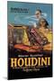 The Literary Digest: Houdini Buried Alive-null-Mounted Art Print