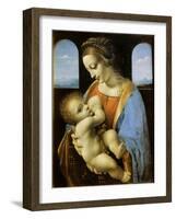 The Litta Madonna, 1490-Leonardo da Vinci-Framed Giclee Print