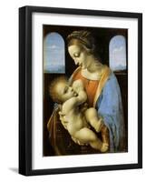 The Litta Madonna, 1490-Leonardo da Vinci-Framed Giclee Print