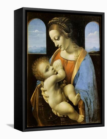 The Litta Madonna, 1490-Leonardo da Vinci-Framed Stretched Canvas