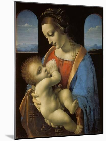 The Litta Madonna, C. 1490-Leonardo da Vinci-Mounted Giclee Print