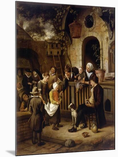 The Little Alms Collector-Jan Havicksz Steen-Mounted Giclee Print