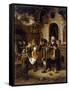 The Little Alms Collector-Jan Havicksz Steen-Framed Stretched Canvas