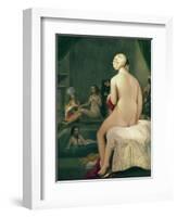 The Little Bather in the Harem, 1828-Jean-Auguste-Dominique Ingres-Framed Giclee Print