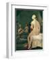 The Little Bather in the Harem, 1828-Jean-Auguste-Dominique Ingres-Framed Giclee Print