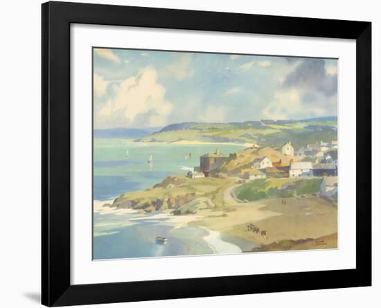 The Little Beach - St. Ives-Frank Sherwin-Framed Premium Giclee Print