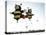 The Little Bees, a Pair of Specialty Designed Hot Air Balloons-null-Stretched Canvas