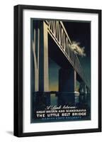 The Little Belt Bridge Poster-Aage Rasmussen-Framed Giclee Print