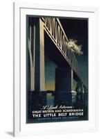 The Little Belt Bridge Poster-Aage Rasmussen-Framed Giclee Print