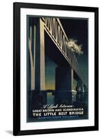 The Little Belt Bridge Poster-Aage Rasmussen-Framed Giclee Print