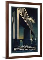 The Little Belt Bridge Poster-Aage Rasmussen-Framed Giclee Print