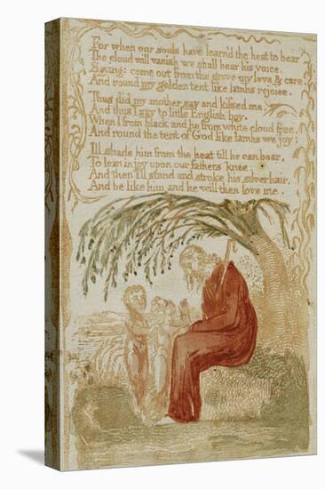 The Little Black Boy, from Songs of Innocence (Bindman 222)-William Blake-Stretched Canvas