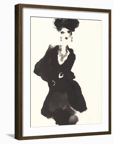 The Little Black Jacket-Bridget Davies-Framed Giclee Print