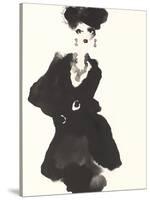 The Little Black Jacket-Bridget Davies-Stretched Canvas