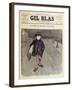 The Little Boy, from 'Gil Blas', 1897 (Colour Litho)-Théophile Alexandre Steinlen-Framed Giclee Print