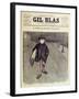 The Little Boy, from 'Gil Blas', 1897 (Colour Litho)-Théophile Alexandre Steinlen-Framed Giclee Print