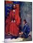 The Little Boy Knelt before the King and Stammered Out the Story, 1120-AS Forrest-Mounted Giclee Print