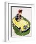 The Little Boy Who Loved Cars-English School-Framed Giclee Print