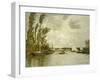 The Little Branch of the Seine-Claude Monet-Framed Giclee Print