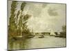 The Little Branch of the Seine-Claude Monet-Mounted Giclee Print