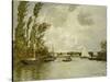 The Little Branch of the Seine-Claude Monet-Stretched Canvas