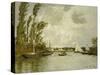 The Little Branch of the Seine-Claude Monet-Stretched Canvas