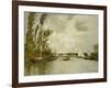 The Little Branch of the Seine-Claude Monet-Framed Giclee Print