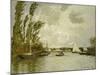 The Little Branch of the Seine-Claude Monet-Mounted Giclee Print