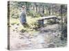 The Little Bridge-Theodore Robinson-Stretched Canvas