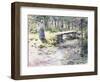 The Little Bridge-Theodore Robinson-Framed Giclee Print