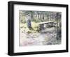 The Little Bridge-Theodore Robinson-Framed Giclee Print