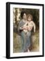 The Little Brother-William Adolphe Bouguereau-Framed Art Print