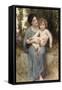 The Little Brother-William Adolphe Bouguereau-Framed Stretched Canvas