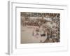 The Little Bull Fight, "Bravo Toro!"-Arthur Melville-Framed Premium Giclee Print