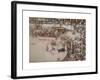 The Little Bull Fight, "Bravo Toro!"-Arthur Melville-Framed Premium Giclee Print