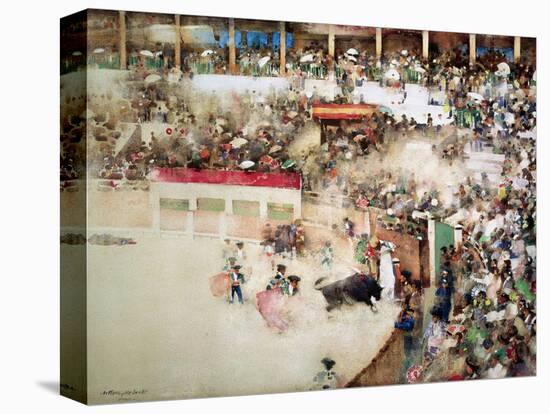 The Little Bull Fight: "Bravo Toro"-Arthur Melville-Stretched Canvas