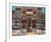 The Little Cafe-Claudette Castonguay-Framed Art Print