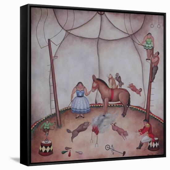 The Little Circus, 1980-Mary Stuart-Framed Stretched Canvas