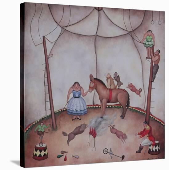 The Little Circus, 1980-Mary Stuart-Stretched Canvas