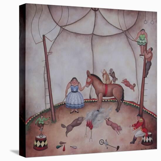 The Little Circus, 1980-Mary Stuart-Stretched Canvas