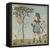 The Little Cock Sparrow-Walter Crane-Framed Stretched Canvas
