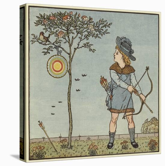 The Little Cock Sparrow-Walter Crane-Stretched Canvas