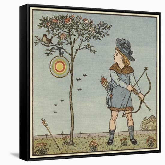 The Little Cock Sparrow-Walter Crane-Framed Stretched Canvas