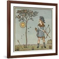 The Little Cock Sparrow-Walter Crane-Framed Giclee Print