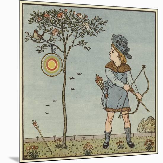 The Little Cock Sparrow-Walter Crane-Mounted Giclee Print