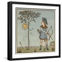 The Little Cock Sparrow-Walter Crane-Framed Giclee Print