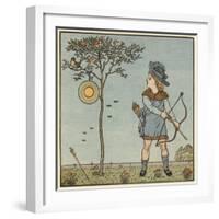 The Little Cock Sparrow-Walter Crane-Framed Giclee Print