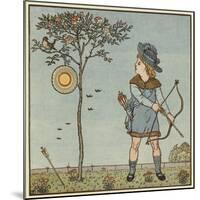 The Little Cock Sparrow-Walter Crane-Mounted Giclee Print